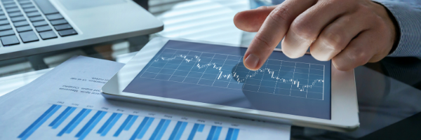 business intelligence, charts, tablet