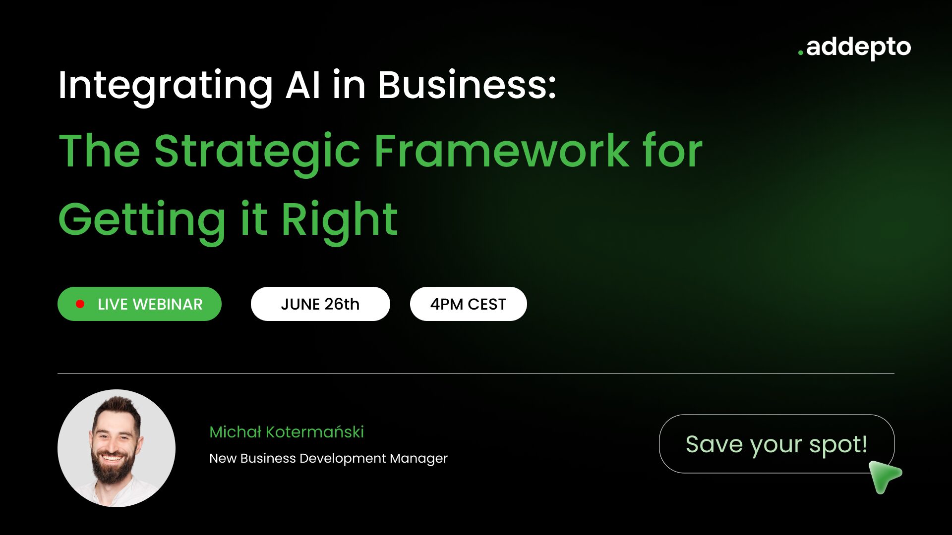Addepto Webinar - June 26th